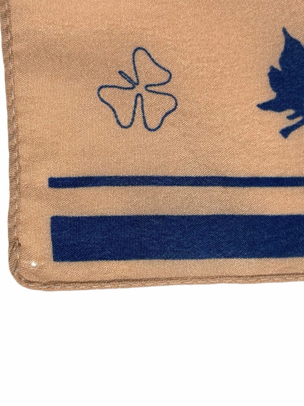Vintage 80's Official Girl Guide Rectangle Scarf - Picture 9 of 11